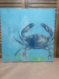 Crab Print on Canvas