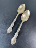 Pair of Marshall & Tyrrell Sterling Silver Serving Spoons