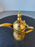 Middle Eastern Style Brass Tone Metal Dallah Coffee Pot