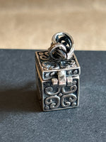 Sterling Prayer Box Pendant