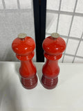 Le Creuset Ceris/Red Salt and Pepper Mills, Plastic