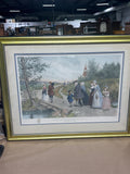 Color Etching “Sunday Morning in Sleepy Hollow” by Jennie Brown Combe