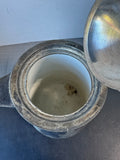 Antique 1868 JAS Stimpson Double Wall Silver Plate Ice Pitcher