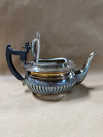 3 Piece Viners Of Sheffield Silver Teapot Creamer And Sugar