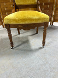 Vintage Chair with Front Casters