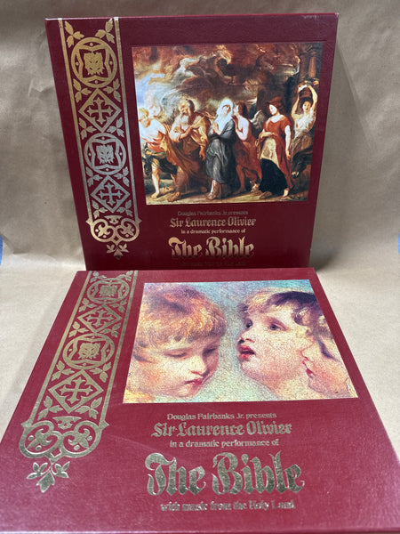 Sir Laurence Olivier Dramatic Performance Of The Bible — 12 Records