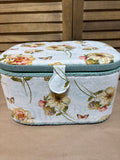 Floral Sewing Box with String/Asst Items