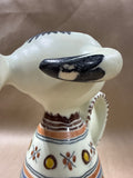 Folk Art Toledo Bull Pottery Pitcher