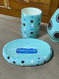 Green/Brown Tiddliwinks Bath Accessories Lot
