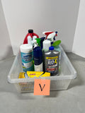 Cleaning Lot V, Most bottles at least half full