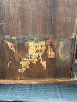 Wooden Vintage Gingerbread Mantel Clock with Key