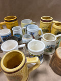 (D) Lot Of 19 Mini Beer Steins
