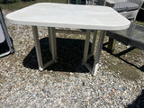 Lightweight Plastic Folding Table, 41"x41", 29"H.