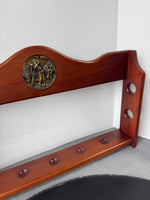 Wooden Golf Club & Ball Hanging Display