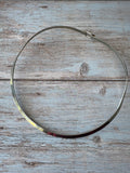 (A) Best Silver Tone Omega Choker