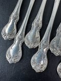 9-Piece Towle Old Master Sterling Silver Strawberry Forks