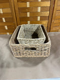 Woven Baskets, Set of 2, (G)