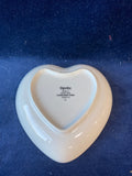 Vintage Spode Christmas Tree Small Heart Shaped Dish