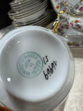 46-Piece Czechoslovakia CZE107 Floral China Set