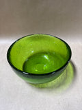 Blenko Style Green Bowl