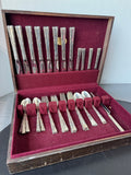 37-Piece Lunt Madrigal Sterling Silver Flatware in Chest