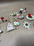 Lenox Winter Delights 12 Piece Miniature Christmas Ornament Set With Box (H.D)