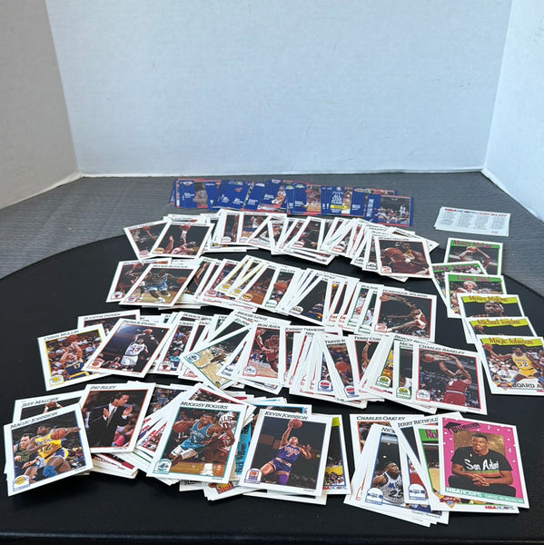 (E) Box of 1991 NBA Hoops Plus Some Fleer 1991 Collectible Trading Cards (FINAL SALE)