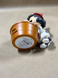 Lenox Peanuts Lucy's Halloween Surprise Bobbing for Apples Snoopy With Box
