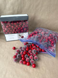Cranberry And Frosted Cranberry Vase Fillers