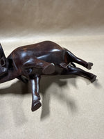 Water Buffalo Ironwood Figurine