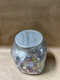 Jar Half Full Of Buttons