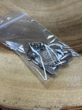 Silver (800) Screw-On Earrings