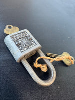 Vintage Eagle Padlock with 2 Keys
