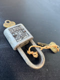 Vintage Eagle Padlock with 2 Keys