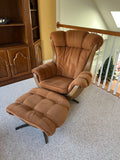 Levitz Furniture Corp. Chair and Ottoman