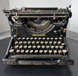 Black Vintage Underwood No. 3 Standard Typewriter