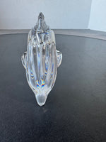 Waterford Crystal Dolphin Paperweight in Box