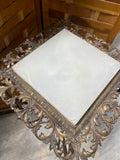 Brass & Marble Plant Stand
