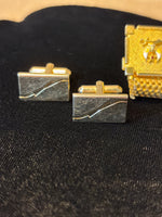 Pair of Gold Tone Cuff Links