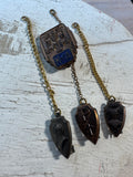 Knights of the Altar Vintage Lapel Pin with 3 Chains