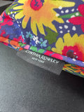 Pair of Cynthia Rowley Bright Colorful Floral Throw Pillows