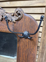 Entry Hall Mirror with Hooks