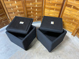 Target Brands Inc. Pair of Storage Ottomans, black