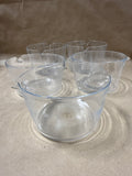5 Piece Hand Blown Glass Wine Rinsers