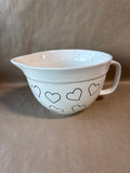 Heart Speckled Mixing Bowl