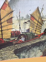 Asian Junk Boat Print