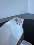 Spode England Maritime Rose Bone China Gravy Boat with Underplate (D)