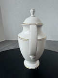 Lenox Federal Gold Fine Bone China Coffee Pot with Lid