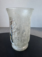 Old Chickahominy House Susan Winget Holiday Church Frosted Hurricane