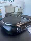 Farberware FH202-D11 Double Burner Electric Cooktop in Box